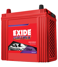Exide Matrix - Maintenance Free Car Battery by Exide Industries